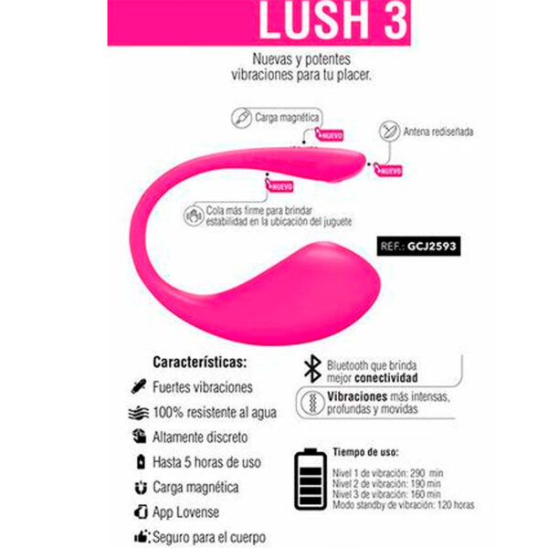 Lush 3 Huevo Vibrador By Lovense