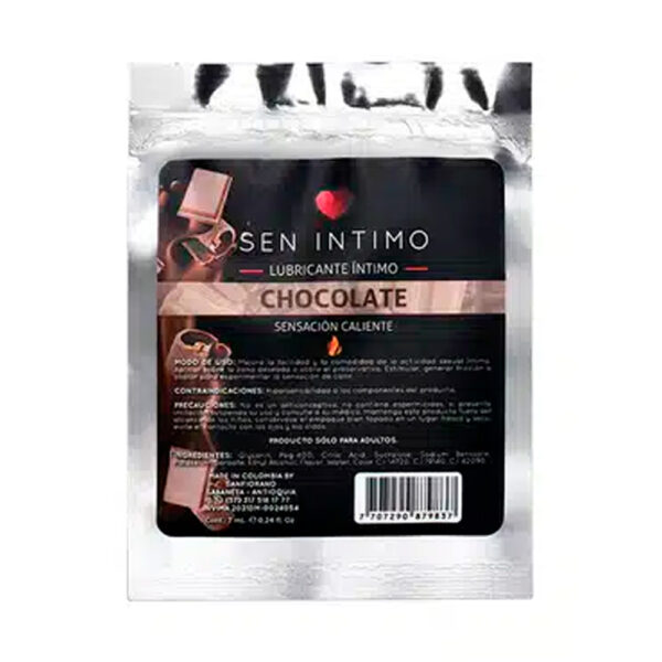 Lubricante Caliente Sen Intimo Saborizado Sachet 7ml