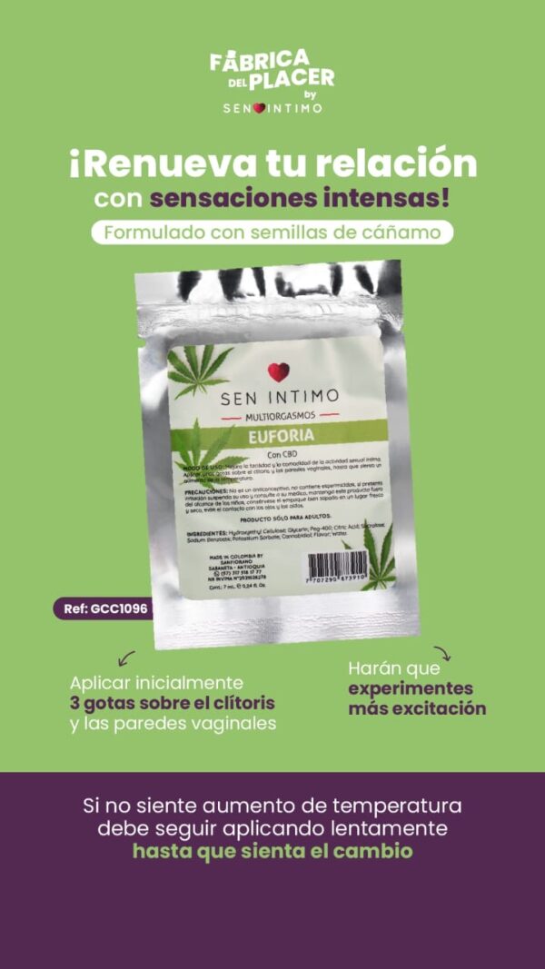 Sachets Multiorgasmo Euforia Sens íntimo