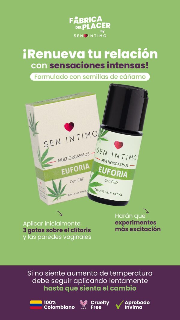Multiorgasmo Euforia x 30ml Sens íntimo